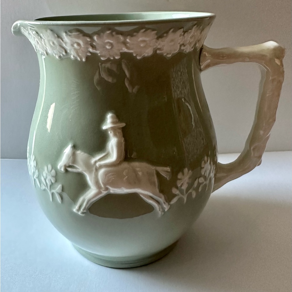 Vintage Spode Fortuna Sage Pitcher - Picture 4 of 9
